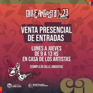 🎫 🙌🏻 ¿Ya compraste tus entradas para Calle Angosta 2023?